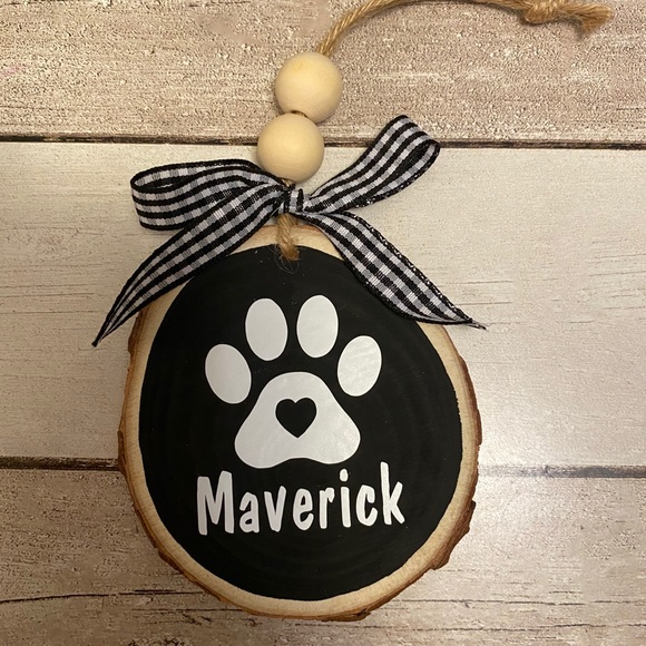 Hand Crafted Other - Personalized pet ornament